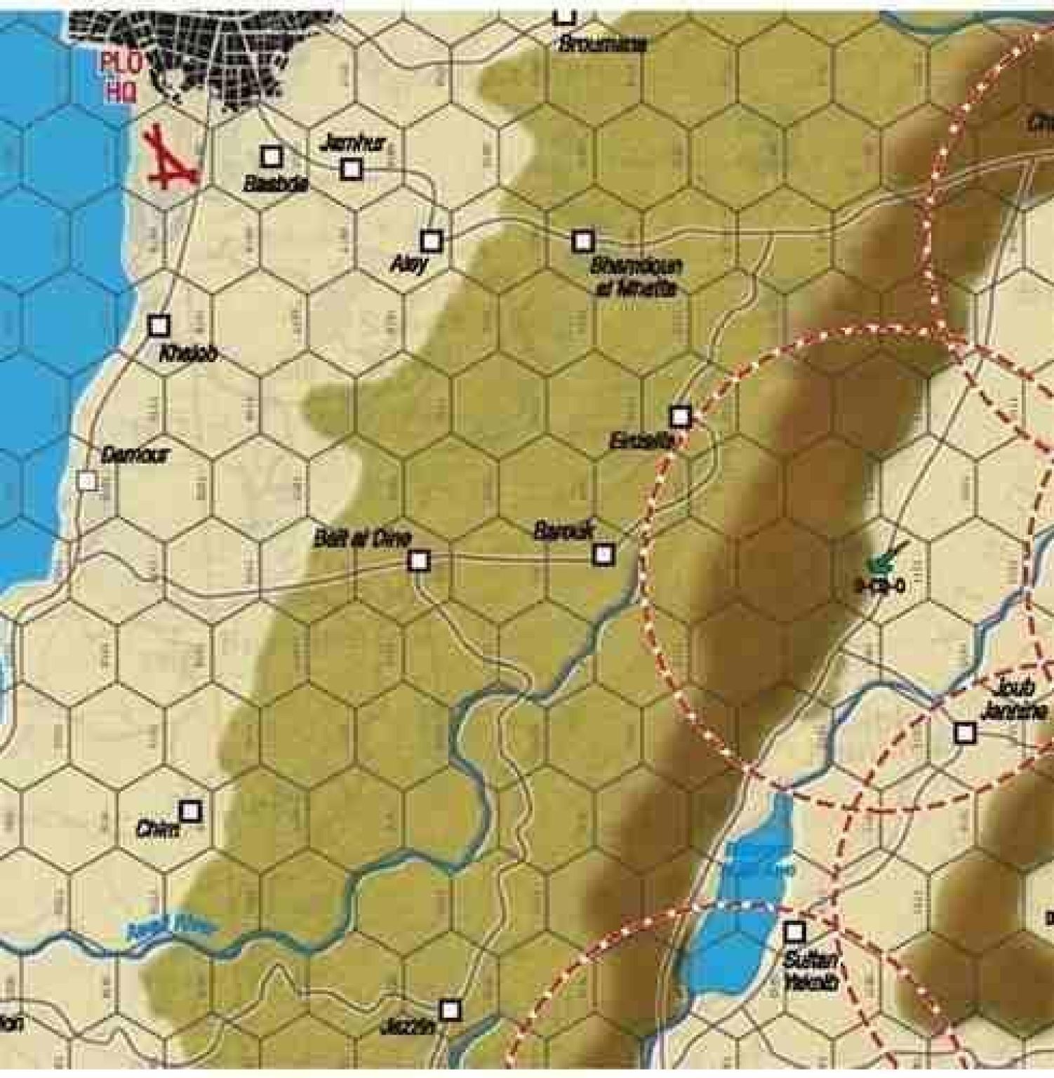 Lebanon 82 - Wargame Tabuleiro